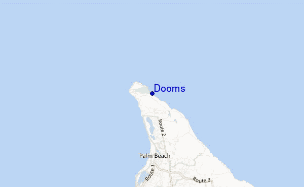 mapa de localização de Dooms
