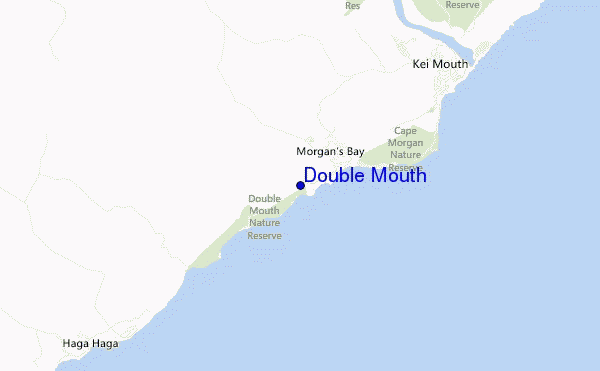 mapa de localização de Double Mouth