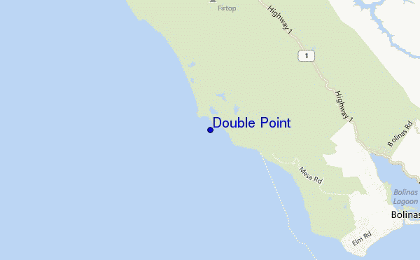 mapa de localização de Double Point