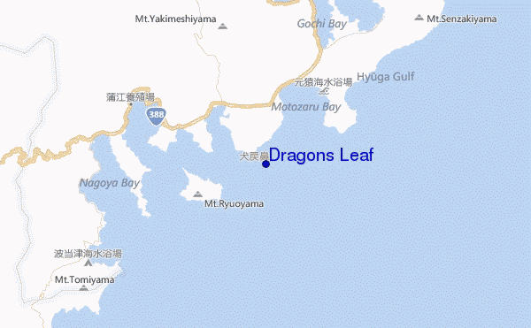 mapa de localização de Dragons Leaf
