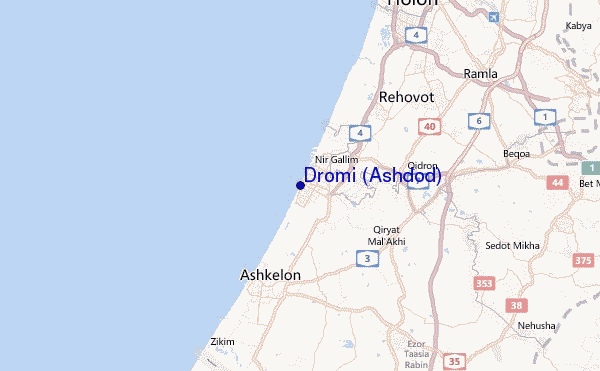 Dromi (Ashdod) Location Map