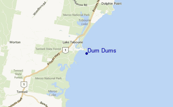 mapa de localização de Dum Dums