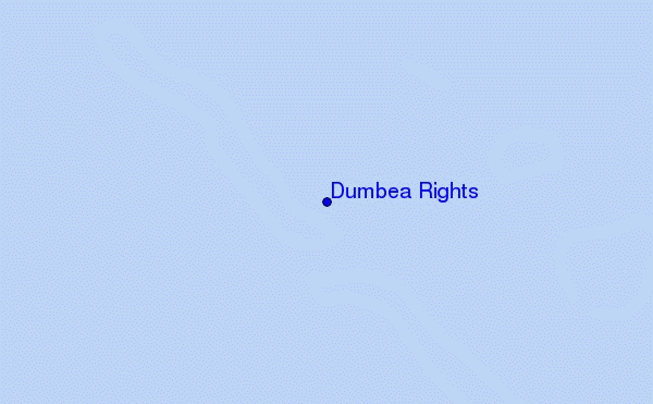 mapa de localização de Dumbea Rights