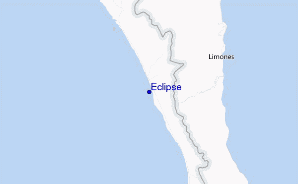 mapa de localização de Eclipse