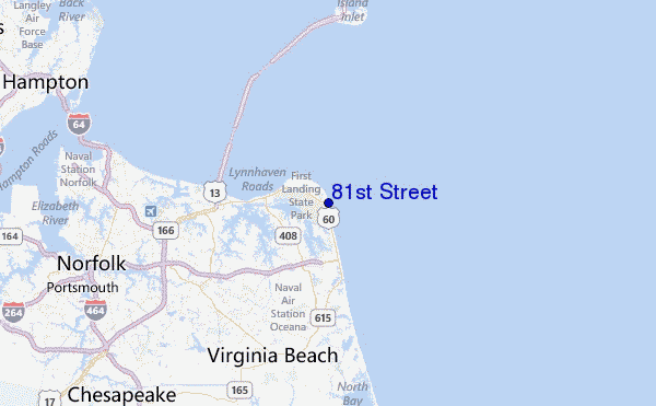 81st Street Location Map