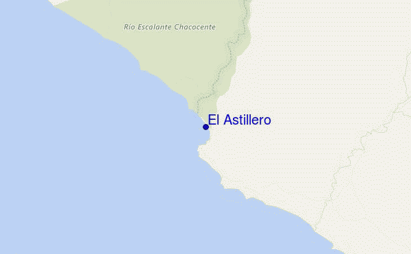 mapa de localização de El Astillero