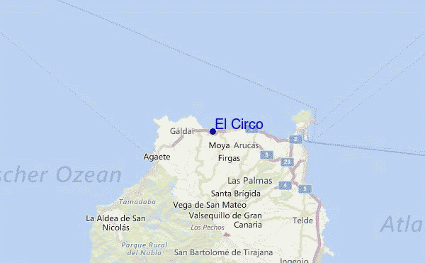 El Circo Location Map