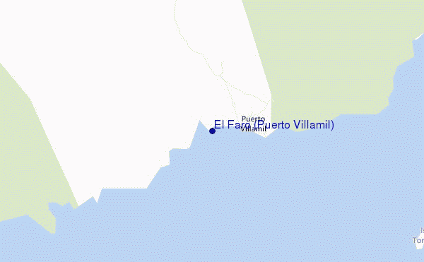 mapa de localização de El Faro (Puerto Villamil)