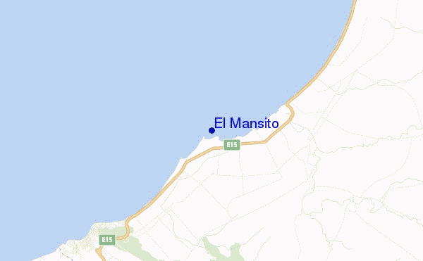 mapa de localização de El Mansito