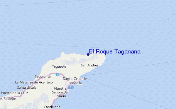 El Roque Taganana Location Map