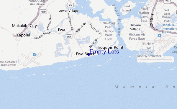 mapa de localização de Empty Lots