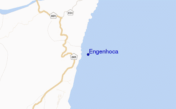 mapa de localização de Engenhoca