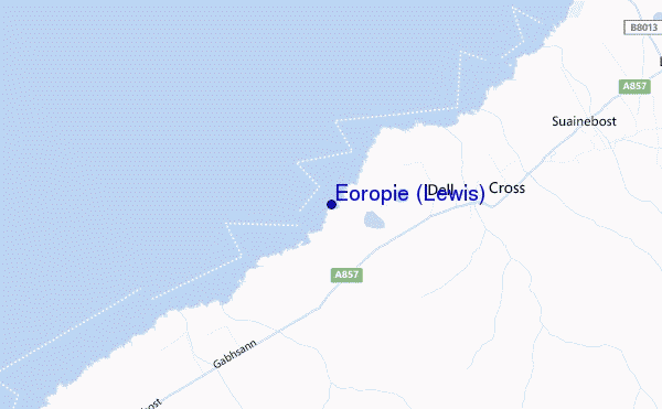 mapa de localização de Eoropie (Lewis)