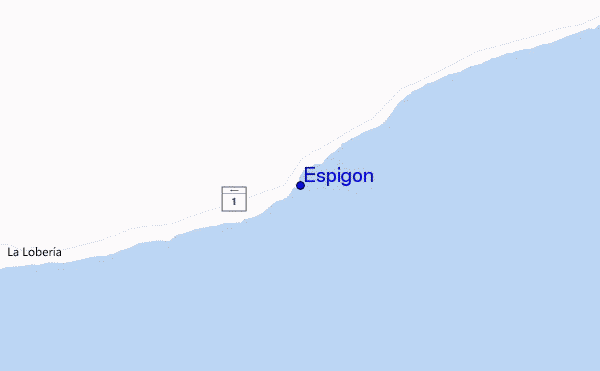 mapa de localização de Espigon