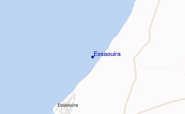 mapa de localização de Essaouira