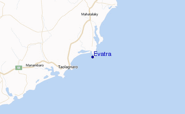 Evatra Location Map