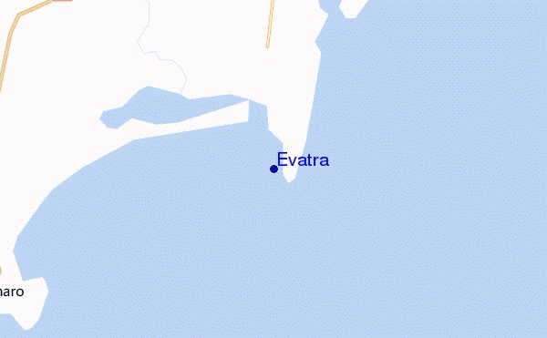 mapa de localização de Evatra