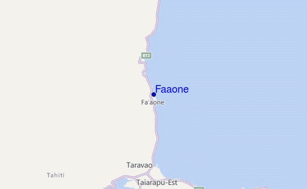 mapa de localização de Faaone