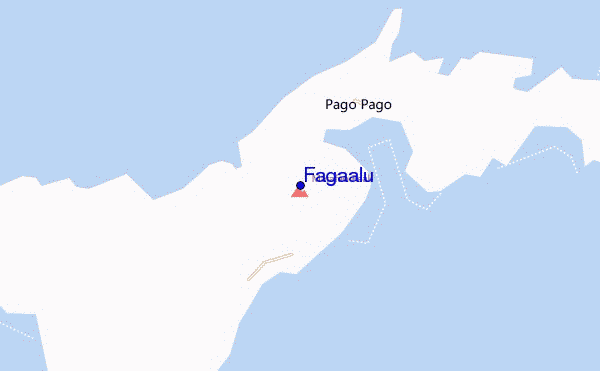 mapa de localização de Fagaalu
