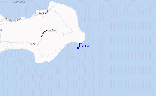 mapa de localização de Faro