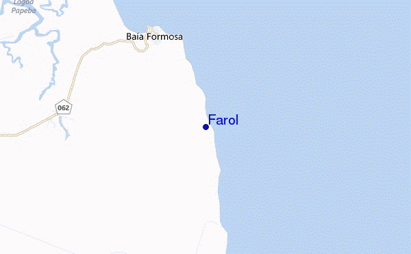 mapa de localização de Farol