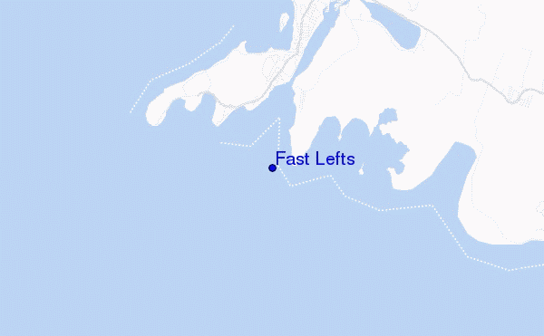 mapa de localização de Fast Lefts