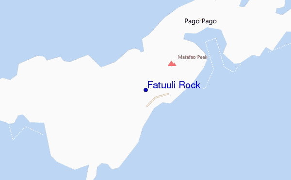 mapa de localização de Fatuuli Rock