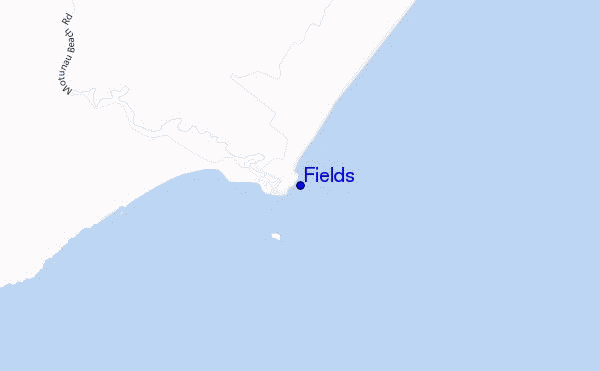 mapa de localização de Fields