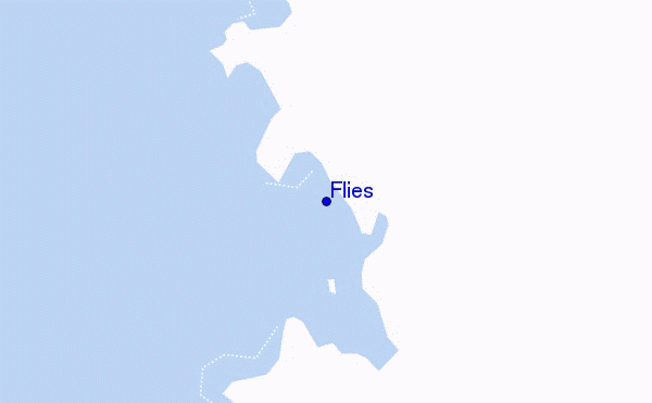 mapa de localização de Flies