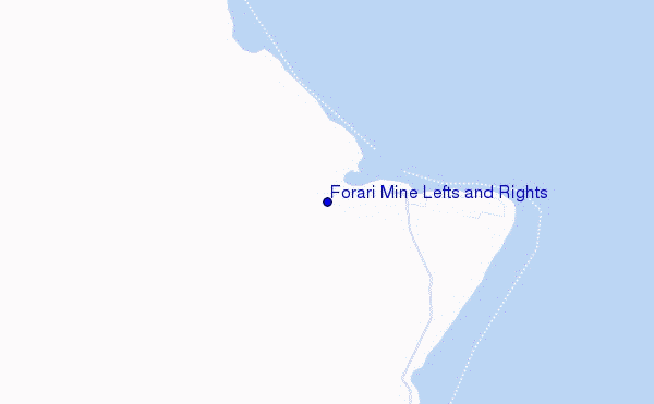 mapa de localização de Forari Mine Lefts and Rights