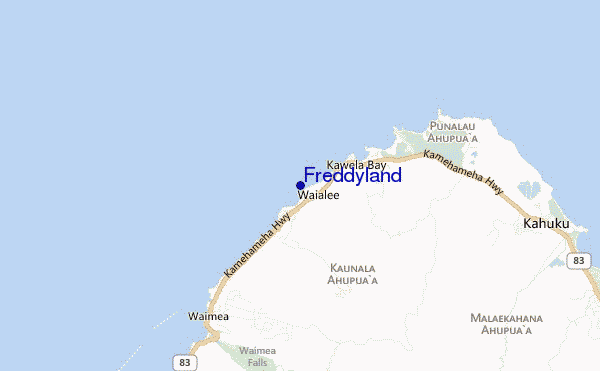 mapa de localização de Freddyland