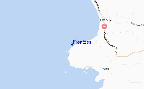 mapa de localização de Frentzes