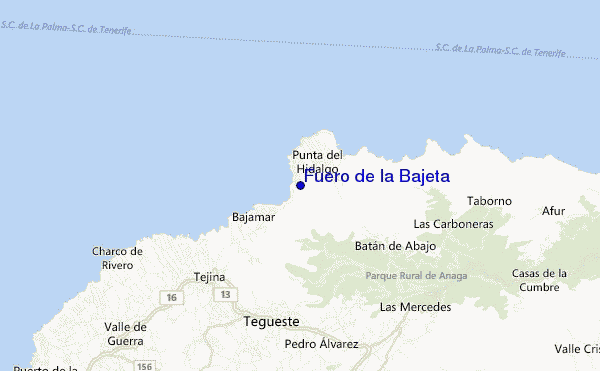mapa de localização de Fuero de la Bajeta