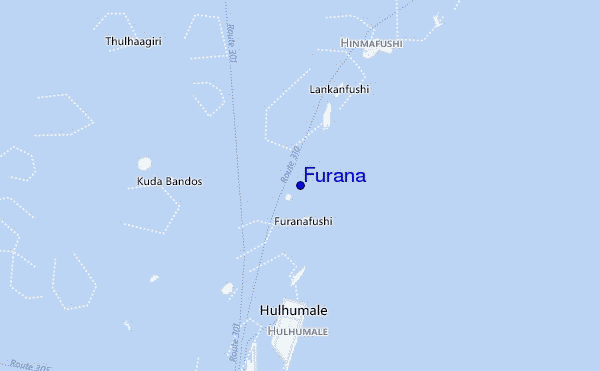 mapa de localização de Furana