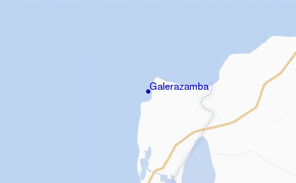 mapa de localização de Galerazamba