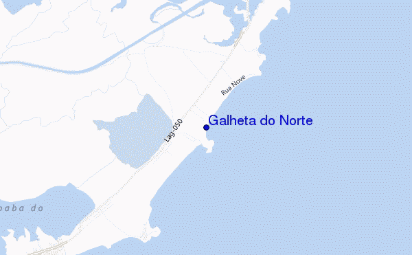 mapa de localização de Galheta do Norte