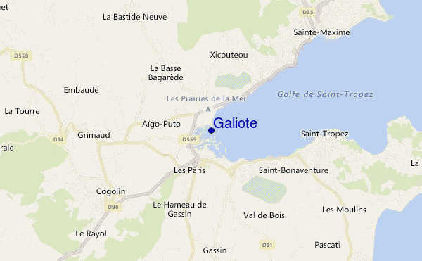 mapa de localização de Galiote