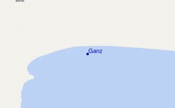 mapa de localização de Ganz