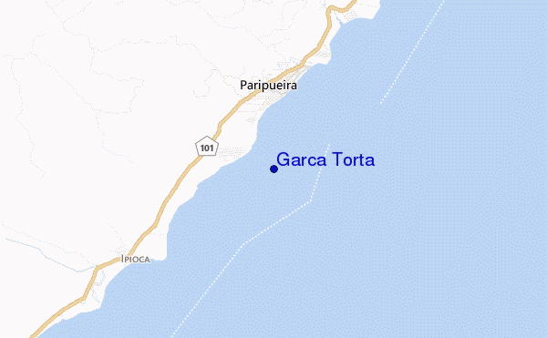 mapa de localização de Garca Torta