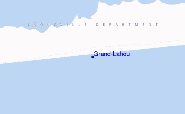 mapa de localização de Grand-Lahou