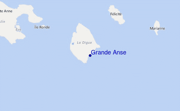 mapa de localização de Grande Anse