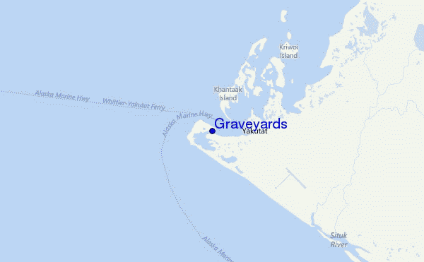 Graveyards Location Map