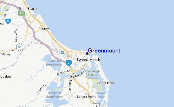 mapa de localização de Greenmount