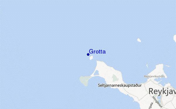 mapa de localização de Grotta