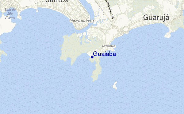 mapa de localização de Guaiaba