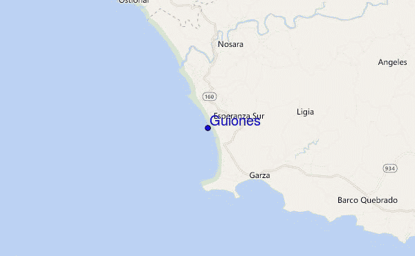 mapa de localização de Guiones