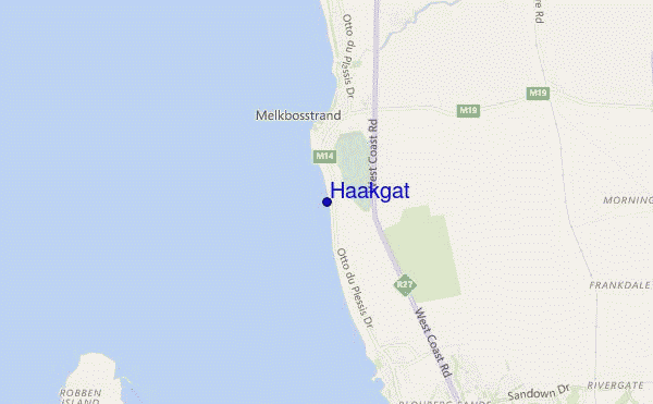 mapa de localização de Haakgat