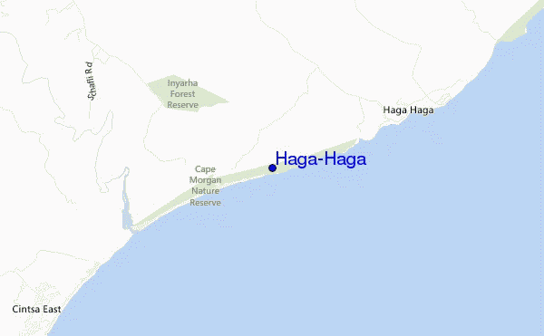 mapa de localização de Haga-Haga