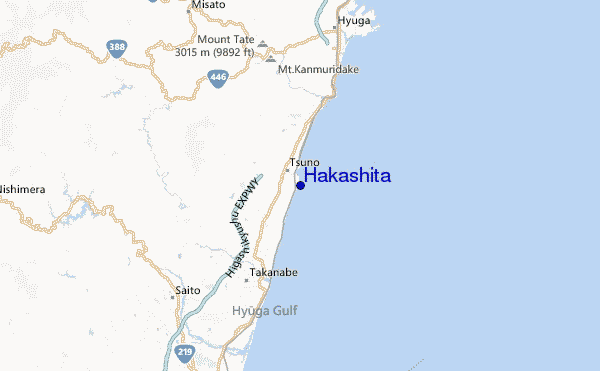 Hakashita Location Map