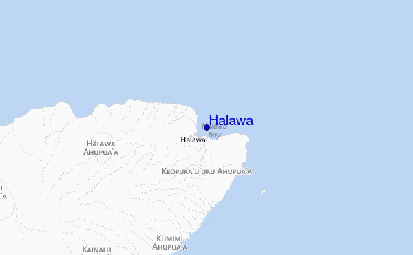 mapa de localização de Halawa